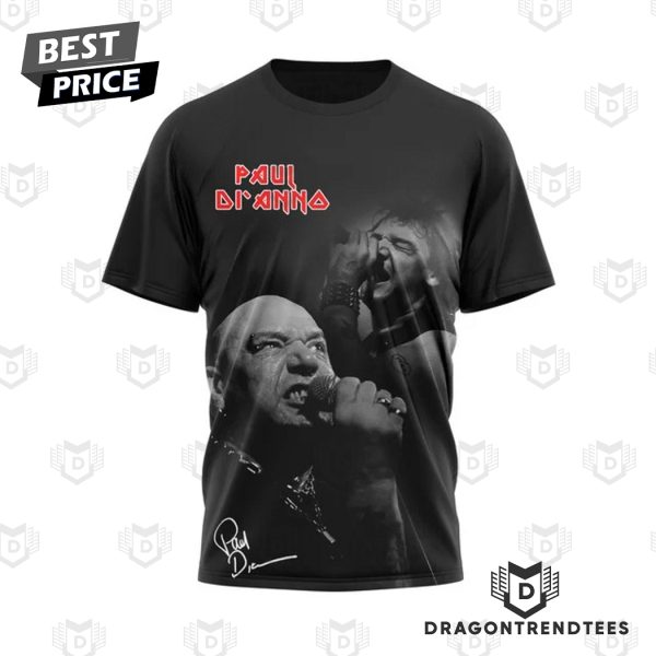 Paul DiAnno 1958-2024 Signature 3D T-Shirt