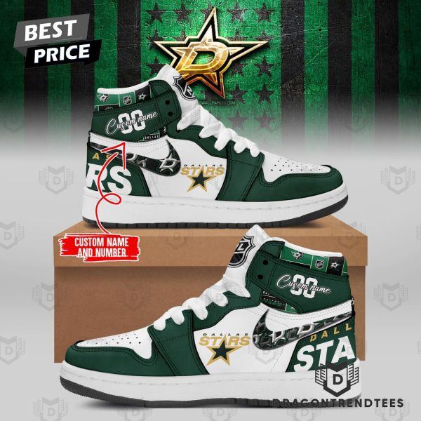 Personalized 2024 Dallas Stars Air Jordan 1 High Top