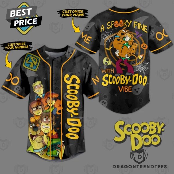 Personalized A Spooky Fine With Scooby-Doo Vive Baseball Jersey