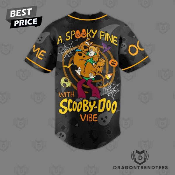 Personalized A Spooky Fine With Scooby-Doo Vive Baseball Jersey