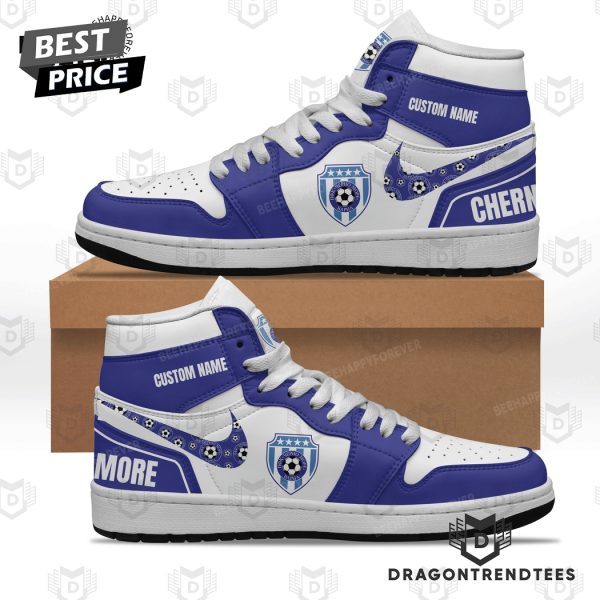 Personalized Cherno More Varna Air Jordan 1 High Top – Blue