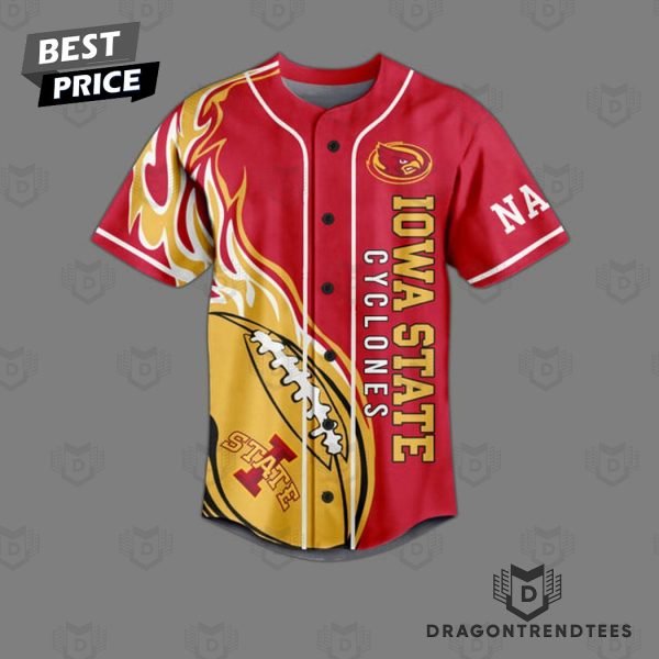 Personalized Iowa State Cyclones Nation Baseball Jersey