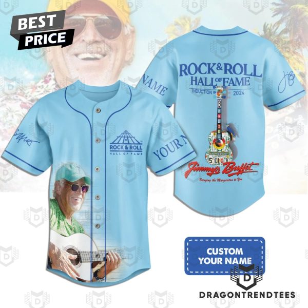 Personalized Rock & Roll Hall Of Fame Induction 2024 Jimmy Buffett Baseball Jersey