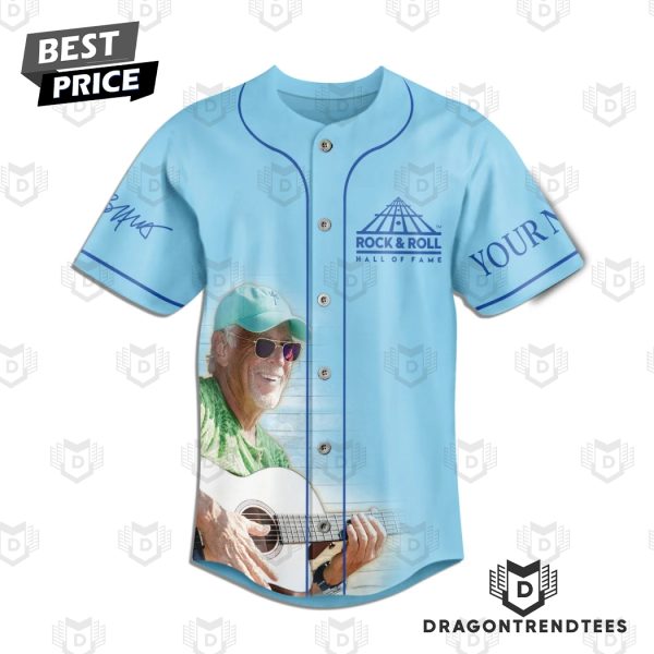 Personalized Rock & Roll Hall Of Fame Induction 2024 Jimmy Buffett Baseball Jersey