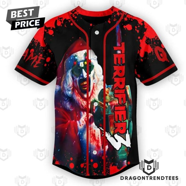 Personalized Terrifier 3 Art The Clown Out Of Style Baseball Jersey