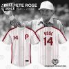 Pete Rose 14 – The Hit King 1941-2024 Thank You For The Memories Signature Baseball Jersey