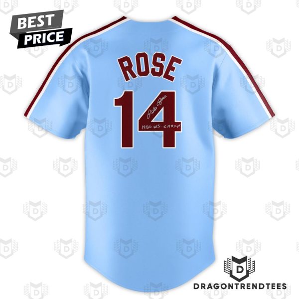 Pete Rose The Hit King 1941-2024 Thank You For The Memories Baseball Jersey – Blue