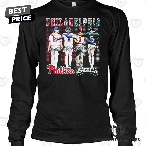 Philadelphia Phillies x Philadelphia Eagles Signature Unisex T-Shirt