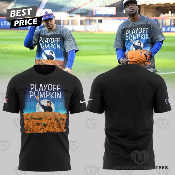 Playoff Pumpkin New York Mets 3D T-Shirt