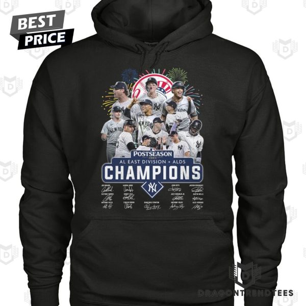 Postseason AL East Division – ALDS Champions New York Yankees Signature Unisex T-Shirt