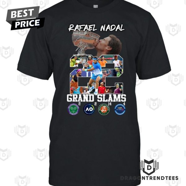 Rafael Nadal – Grand Slams Signature Unisex T-Shirt