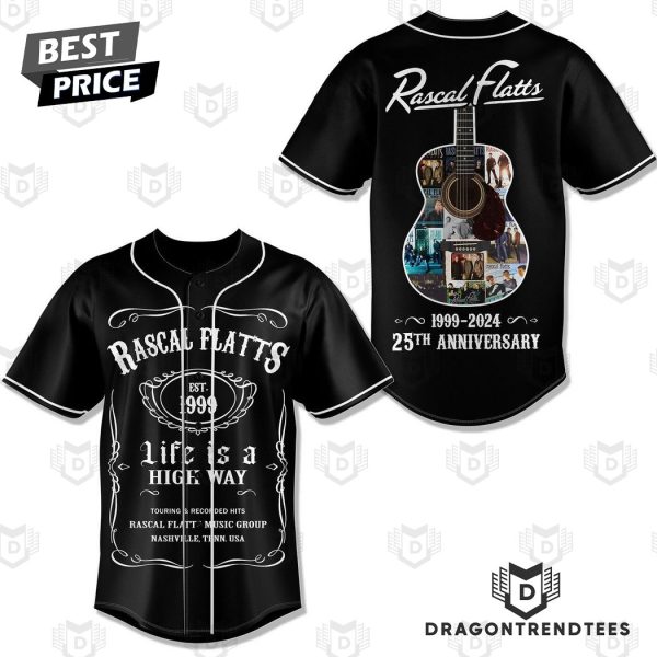 Rascal Flatts 1999-2024 25th Anniversary Baseball Jersey