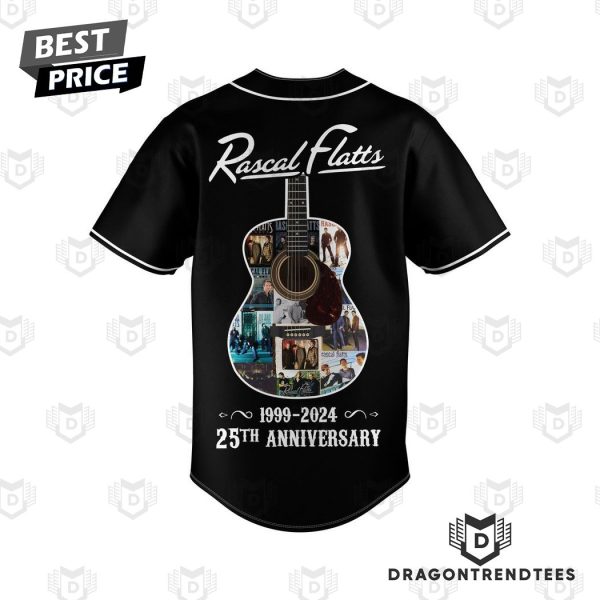 Rascal Flatts 1999-2024 25th Anniversary Baseball Jersey