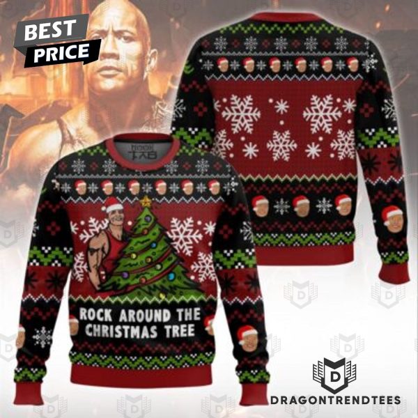 Rock Around The Christmas Tree The Rock Sweater