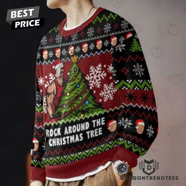 Rock Around The Christmas Tree The Rock Sweater