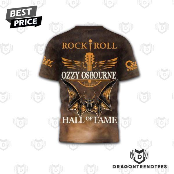 Rock & Roll Ozzy Osbourne Hall Of Fame 3D T-Shirt