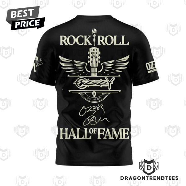 Rock & Roll Ozzy Osbourne Hall Of Fame Induction 2024 3D T-Shirt