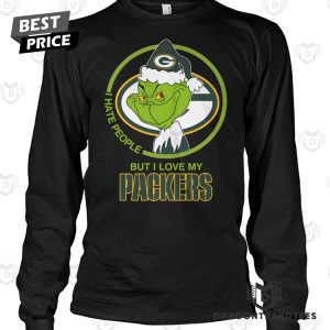 Grinch – I Hate People But I Love My Green Bay Packers Unisex T-Shirt