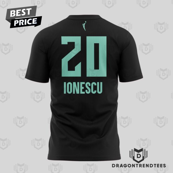 Sabrina Ionescus 20 Yerrr Nescu New York Liberty 2024 Champions 3D T-Shirt