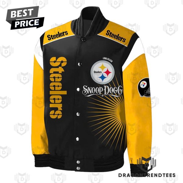 Snoop Dog x Pittsburgh Steelers Baseball Jacket