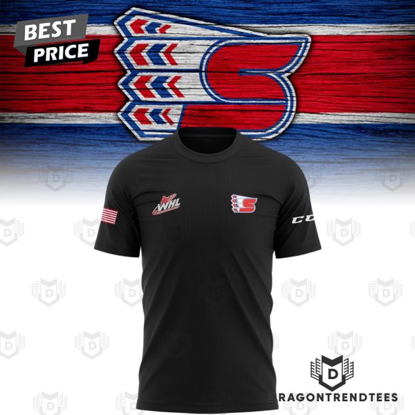 Spokane Chiefs 2024 3D T-Shirt – Black