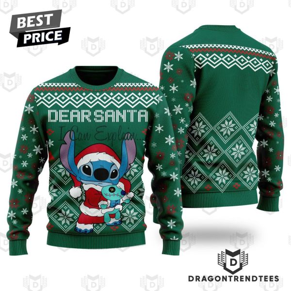 Stitch – Dear Santa I Can Explain Sweater