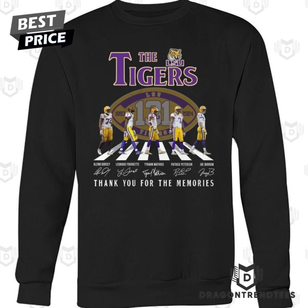 The LSU Tigers 1893-2024 Signature Thank You For The Memories Unisex T-Shirt