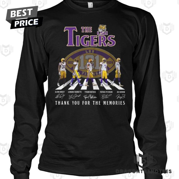 The LSU Tigers 1893-2024 Signature Thank You For The Memories Unisex T-Shirt