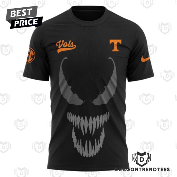 Tennessee Volunteers Dark Mode Venom 3D T-Shirt