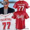 Terry Francona Cincinnati Reds Signature Baseball Jersey