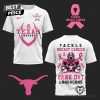 Texas Longhorns – Tackle Breast Cancer 3D T-Shirt – Black