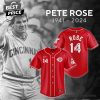 Pete Rose 14 – The Hit King 1941-2024 Thank You For The Memories Baseball Jersey