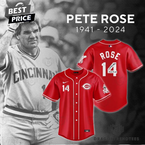 Thanks For The Memories Pete Rose Signature Baseball Jersey