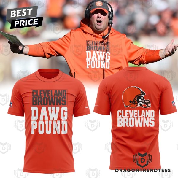 The Dawg Pound 2024 Cleveland Browns 3D T-Shirt – Orange