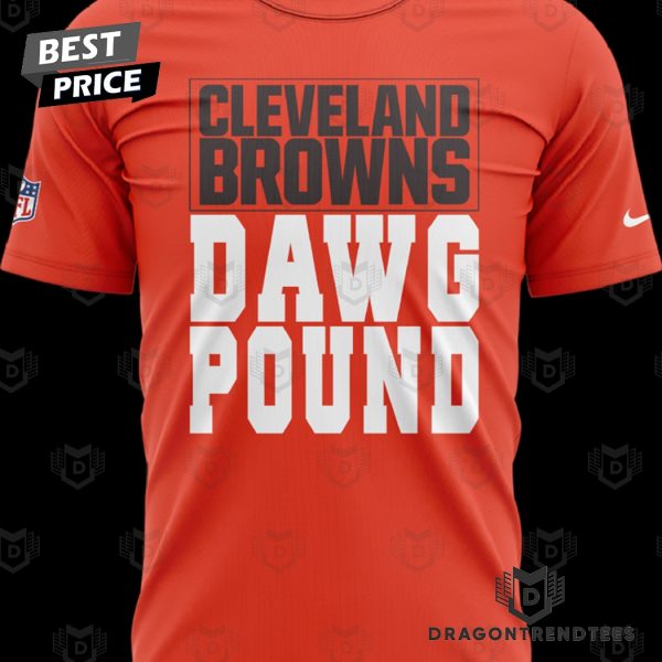 The Dawg Pound 2024 Cleveland Browns 3D T-Shirt – Orange