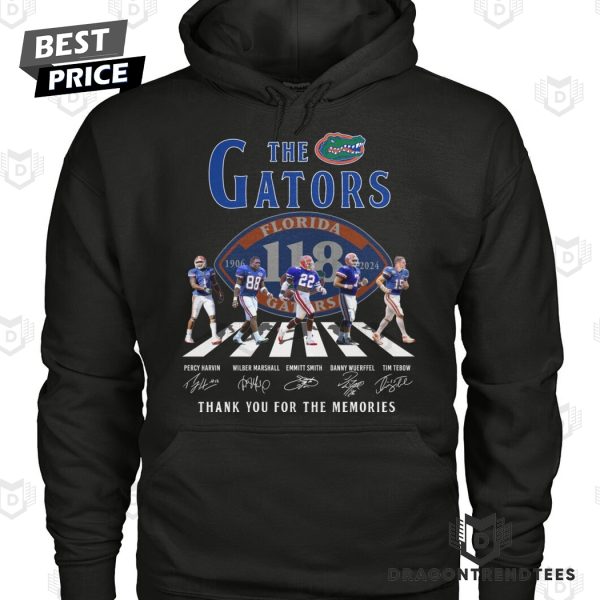 The Florida Gators 1906-2024 Signature Thank You For The Memories Unisex T-Shirt