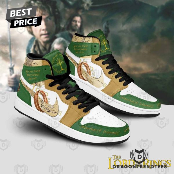 The Lord Of The Ring – Not All Thoes Who Wander Are Lost Air Jordan 1 High Top