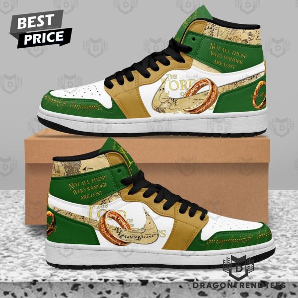 The Lord Of The Ring – Not All Thoes Who Wander Are Lost Air Jordan 1 High Top