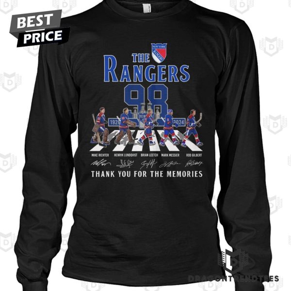 The New York Rangers 1926-2024 Signature Thank You For The Memories Unisex T-Shirt