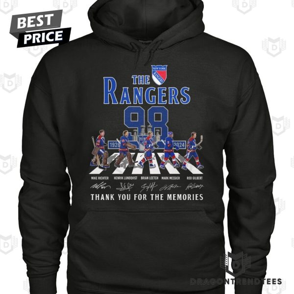 The New York Rangers 1926-2024 Signature Thank You For The Memories Unisex T-Shirt