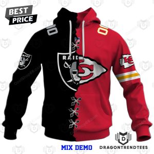 Mix 2 NFL Teams Collection Your Teams Design Hoodie