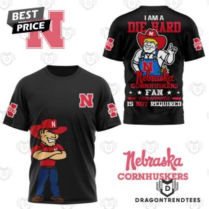 Nebraska Cornhuskers GoBig Red Fear The Corn 3D T-Shirt – Red