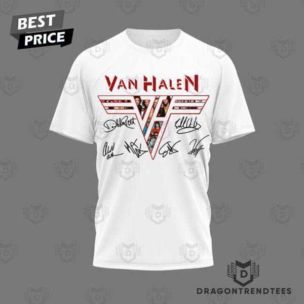 Van Halen Runnin With The Devil Signature 3D T-Shirt