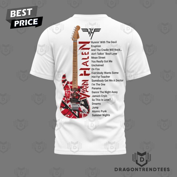 Van Halen Runnin With The Devil Signature 3D T-Shirt