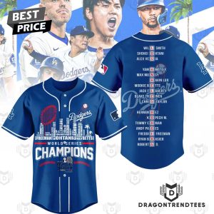 Los Angeles Dodgers World Series Champions 2024 Baseball Jersey – Blue