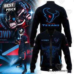 HTown Blue Houston Texans Alternate Game Baseball Jacket