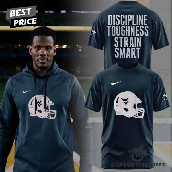 West Virginia Mountaineers – Discipline Toughness Strain Smart 3D T-Shirt