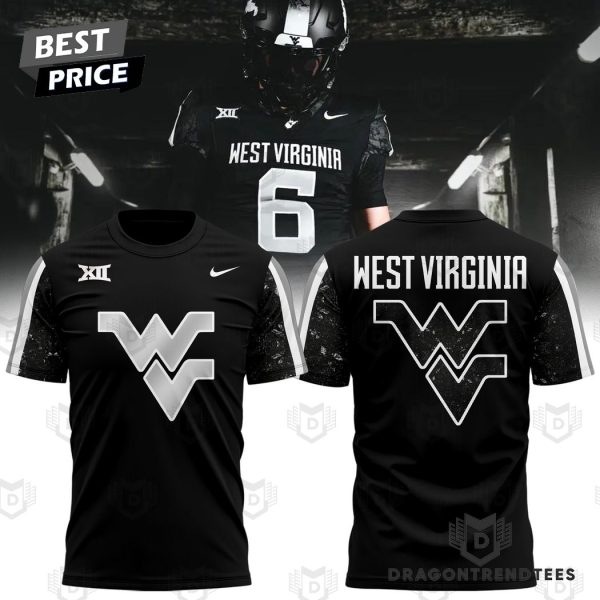 West Virginia Mountaineers Untouchable Black 3D T-Shirt