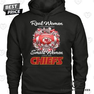 Real Women Love Football Smart Women Love The Kansas City Chiefs Unisex T-Shirt