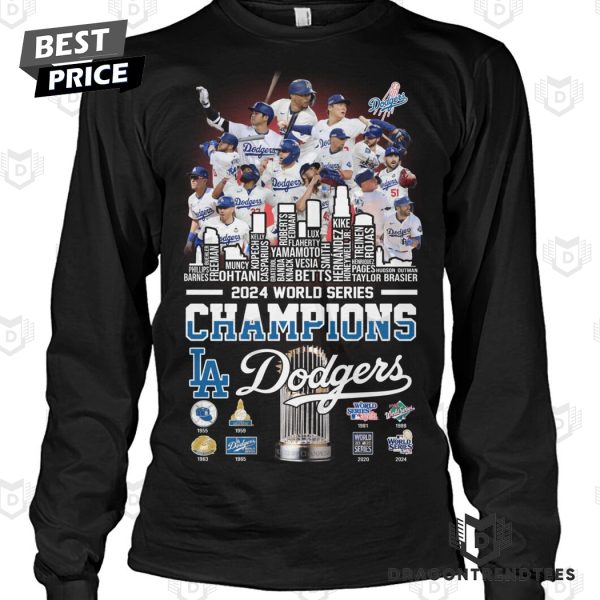 World Series 2024 Champions Los Angeles Dodgers Unisex T-Shirt